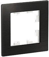 Рамка универсальная Systeme Electric AtlasDesign Nature 1-м. металл оникс